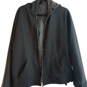 CHRISTIAN DIOR COUTURE REVERSIBLE HOODED TRACK JACKET